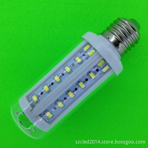 SMD 2835 E26/E27 LED Corn Light 9W with Transparent Cover